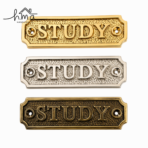 Vintage Brass Scullery Door Sign Plate Antique Style <b>Engraved</b> Room Name <b>Plaque</b> Decorative Home Wall Door Sign Hardware Plate - Product Image 5