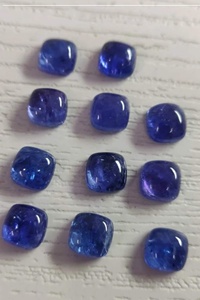 Tanzanita Natural en Forma de Cojín, Gema Cabujón para Joyería, Color Azul Violeta Intenso, Perfecta para Joyería de Lujo Exclusiva - Product Image 6