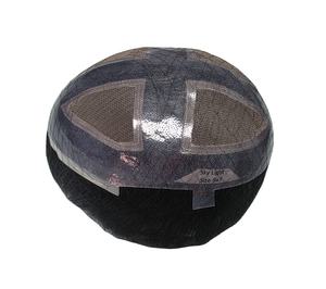 Prothèse capillaire pour homme Sky Light en cheveux humains Remy, cheveux indiens, Taz Hair BD, ondulations souples et profondes - Product Image 4