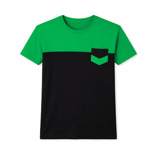 Custom Logo Embroidered Knitted Men's T-Shirts Regular Solid <b>Design</b> Anti-Pilling Loose Fit Polyester/Cotton Custom Logo Printing - Product Image 2