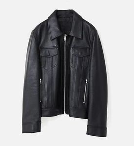 Chaqueta de Cuero Vintage para Hombre, Chaqueta Casual de Motociclista, Proveedor Mayorista, Mejor Precio - Product Image 1
