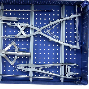 Ensemble d'instruments de chirurgie de la colonne vertébrale, classe I, stérilisation manuelle à haute température, boîte en aluminium, instruments chirurgicaux pour ponts osseux - Product Image 6