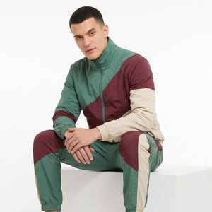 Wholesale OEMFactory Custom 3m Reflective Print Windbreaker <b>Jacket</b> and Nylon Pants Men Windbreaker Tracksuit - Product Image 4