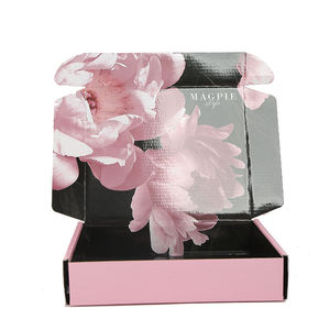 Recyclable <b>Pink</b> Custom <b>Gift</b> Packaging Box Laminated Corrugated Mailer Box for Luxury <b>Gift</b> Packing - Product Image 2