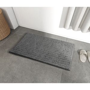 Tapis de bain en chenille extra doux 50'' x 80'', antidérapant, en microfibre, à poils longs, pour salle de bain, lavable en machine et séchable, accessoire de douche absorbant - Product Image 1