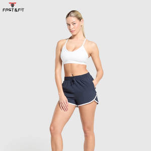 Shorts Deportivos Casuales de Verano para Mujer, a Cuadros, Transpirables, de Cintura Alta, Ajustados, con Logotipo Personalizado, de Secado Rápido, al por Mayor - Product Image 6