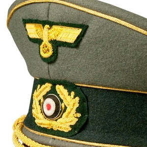 Casquette à visière brodée sur mesure style vintage en mélange de laine, chapeau formel pour événements, spectacles et costumes - Product Image 2