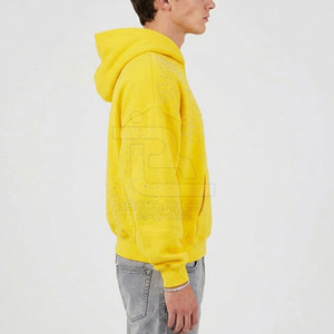 Dernières tendances en matière de streetwear, sweats à capuche pour hommes en strass, vente en gros, fabriqués au Pakistan, basiques, respirants, légers, sweats à capuche en strass - Product Image 5