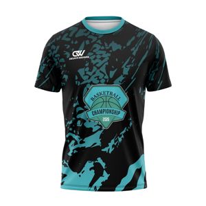 Custom Logo Basketball Shooting Shirt Short Sleeve 100% Polyester Sublimated Printing Fade Resistant Team Uniform OEM Supplier - Product Image 1