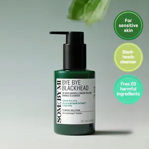 Nettoyant moussant au thé vert Miracle 30 jours de Some by Mi, 120g, nettoyant facial de bonne qualité pour se débarrasser des points noirs - Product Image 1
