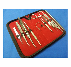 Kit de 8 instruments microchirurgicaux vétérinaires de base pour les yeux, en acier inoxydable de qualité chirurgicale, certifié CE ISO SHAHZIK INTERNATIONAL Sy-SIa-19 - Product Image 3