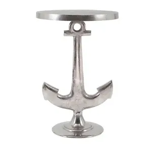 Mesa de Centro Metálica de Diseño Personalizado, Mesa Auxiliar de Aluminio Hecha a Mano, Mesa de Café Metálica Clásica y Elegante al por Mayor en Estilo Cuerno - Product Image 6