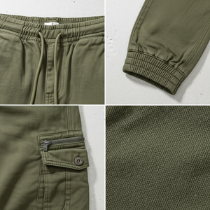 Heavy Duty Tactical Cargo Trouser for Men Rip Resistant Water Repellent Work Pants with Zipper Pockets Mens Cargo Jogger Pants - Product Image 5