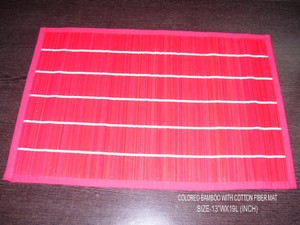 Premium Retro Bamboo <b>Rectangle</b> <b>Placemats</b> Dining Table Mats Eco Friendly Patterned Durable - Product Image 3