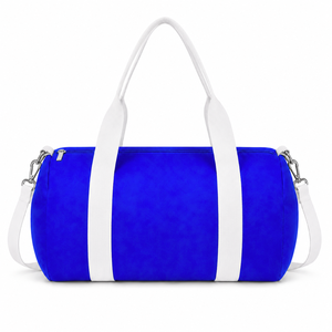 Bolsa de lona personalizada de la hermandad Zeta Phi Beta, azul y blanca con logo bordado, para uso diario, de gran capacidad, de nailon y poliéster. - Product Image 3