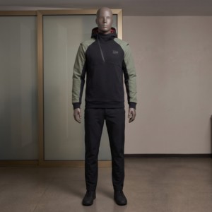 Sweat-shirt à capuche zippé pour homme Topline Products, noir et vert, en polaire respirante, style sportif, idéal pour l'automne - Product Image 5