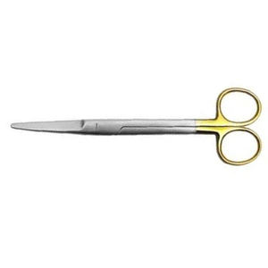 TC Mayo-Stille Dissecting Scissors Curved Gold Handle Heavy-Duty Tungsten Carbide Inlays Mayo-Stille Scissors By <b>Blush</b> Surgical - Product Image 2