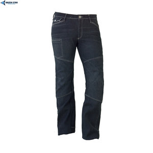 Men's Motorcycle Jeans Thigh <b>Knee</b> Protectors for Lining Breathable Denim Pants Abrasion Resistant <b>High</b>-quality for Riding - Product Image 3
