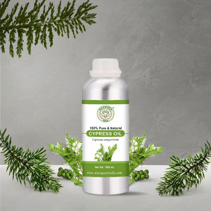 Marque privée Huile essentielle de cyprès 100% distillée à la vapeur naturelle pour le soin de la peau et des cheveux - Product Image 1