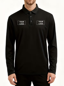 Front-Custom Printed Chest Labels Personalized Customization Your Own Images Custom Text Eco-Friendly Polyester Long Sleeve Silk - Product Image 3