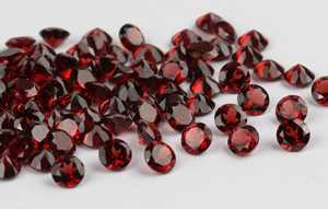 Gema de Granate Rojo Natural AAA+ de Corte Brillante de 4mm-10mm con Efecto de Juego de Color Certificado por Terceros FF Jewellers Modelo 85 Joyería - Product Image 2