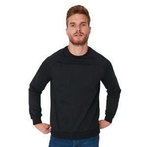 เสื้อสเวตเชิ้ตแขนแร็กแลนสำหรับผู้ชายเสื้อสเวตเชิ้ตแขนแร็กแลนแบบสวมหัวน้ำหนักเบาคลาสสิก - Product Image 6