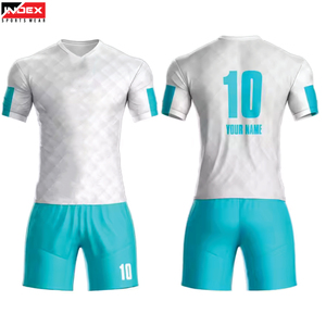 Uniforme Deportivo de Fútbol para Hombre, Camiseta y Pantalones Cortos, para Toda Temporada, Suministro al por Mayor - Product Image 1