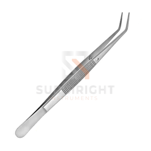 Pinzas Dentales de Acero Inoxidable de la Mejor Calidad, Puntas Anguladas, Acabado Mate, Instrumento Quirúrgico Manual OEM, Certificado CE - Product Image 6