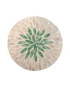 Elegant Shell Inlay <b>Drink</b> <b>Coasters</b> for Home Decor - Product Image 3