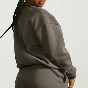 Sudadera Oversize de Invierno para Mujer, Tejido Liso Personalizado, 100% Algodón Ecológico, Precio Bajo, Gran Venta - Product Image 4