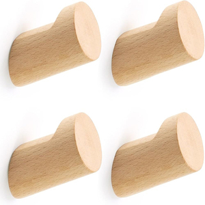 Optimisez l'organisation de votre maison avec ce porte-manteau mural minimaliste en bois naturel, un mélange parfait de simplicité. - Product Image 3
