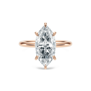 Bague Tatum 200-14K en or massif avec diamant taille ovale certifié IGI – Cadeau de luxe pour mariage, fiançailles ou soirée - Product Image 2