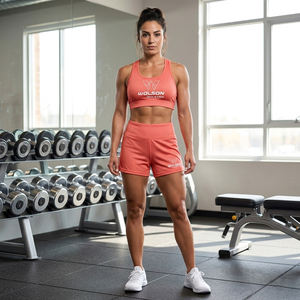 Conjunto Deportivo para Mujer, Ropa Deportiva sin Costuras, Cintura Elástica, Secado Rápido, Bra Deportivo, Leggings de Cintura Alta con Bolsillos, para Yoga y Entrenamiento - Product Image 2