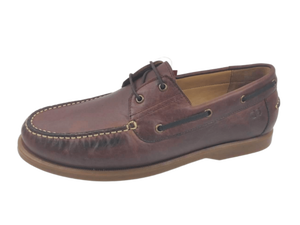 Mocasines Marrones para Hombre, Punta Redonda, Sin Cordones, Zapatos de Oficina y Carrera, Suela de Goma Acolchada - Product Image 3