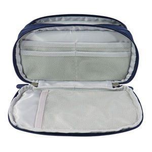 Estuche de Lápices SENDA Azul de Nailon con Cierre de Cremallera, Tamaño A5, Personalizable, con Diseño para Uso Escolar u Oficina - Product Image 4