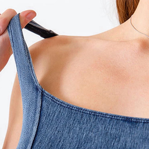 Top Quality Breathable Denim Crop Top Push Up <b>Strapless</b> <b>Corset</b> Crop Top For Ladies With Custom Design And Size - Product Image 5