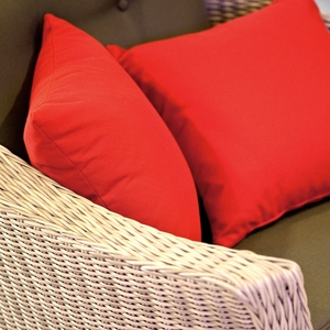 100% Cotton Woven Eco-Friendly Solid Red Square Cushion <b>Cover</b> Heavy Quality Home & Hotel Use Modern <b>Sofa</b> Pillow Case - Product Image 3