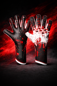 Oozie Sports Custom Professional Soccer Goalkeeper Gloves German Latex Palm Non-Slip Breathable Outdoor Use Factory Manufacturer - Product Image 3