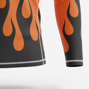 Haut de compression unisexe à manches longues, séchage rapide, pour BJJ, MMA, Jiu Jitsu, grappling, entraînement sportif, durable - Product Image 6