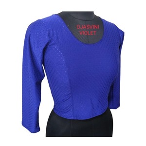 Blusa Vintage para Mujer Talla Grande, Elástica, Manga Larga, Transpirable, Antiarrugas, Casual, Primavera/Otoño, Verano/Invierno - Product Image 1