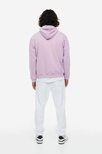 Haut de gamme décontracté pour hommes, design personnalisé, logo imprimé en relief sur le devant, coupe oversize, streetwear d'hiver uni, 100 % coton, écologique - Product Image 5