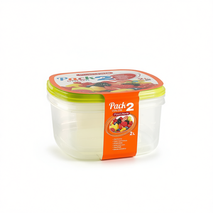 Juego de 2 Recipientes para Almacenamiento de Alimentos FIAMBRERA de 2L, Recipientes de Calidad Premium para Guardar Alimentos - Product Image 1