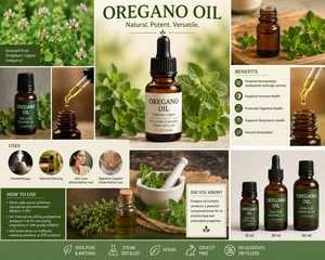 Aceite Esencial de Orégano 100% Puro y Natural, Destilado al Vapor, Aroma Herbal, Repelente de Mosquitos para el Cuidado de la Piel y Aromaterapia - Product Image 5