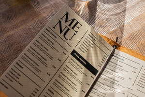 Custom Genuine Leather Menu Holder Single Page Menu <b>Board</b> Wholesale Restaurant Menu Cover Retail Pricing Folder ALM-0063 - Product Image 5
