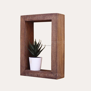 Eco-Friendly Mango Wood Solid <b>Photo</b> Display <b>Frame</b> Creative Wooden Tabletop or Wall Mount Pack - Product Image 4