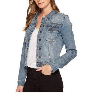 Women <b>Denim</b> <b>Jacket</b> High Quality <b>Long</b> Sleeve Casual Popular Styles Regular Wear Quick Dry & Breathable <b>Denim</b> <b>Jacket</b> Women's - Product Image 3