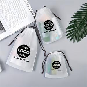 Sacs d'emballage en plastique PE recyclables mats et givrés avec valve, imprimés avec un logo personnalisé, pour vêtements et t-shirts, imprimés à l'écran - Product Image 1