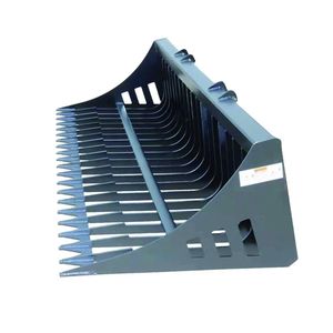 Benna per Roccia in Acciaio Solido da 78 Pollici per Skid Steer, Attacco Universale con Distanza tra le Denti di 4 Pollici, Compatibilità 45-70 HP, TMG SB78 - Product Image 2
