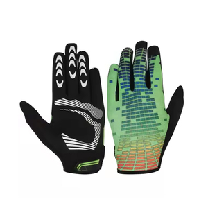 Gants de cyclisme VTT mi-doigts respirants antidérapants au design optimal avec fermeture auto-agrippante unisexe en polyester et nylon pour la course cycliste hivernale - Product Image 1