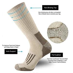 Chaussettes de sport douces personnalisées, 100% coton, chaussettes de cyclisme tricotées, chaussettes de sport tricotées à compression unisexes personnalisées - Product Image 3